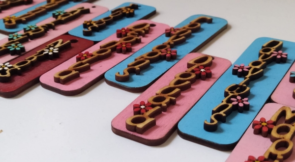 Wooden Names For Candles