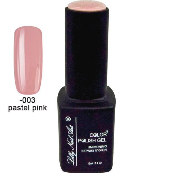 Nail gel polish semi permanent nail color 12ml - Pastel pink