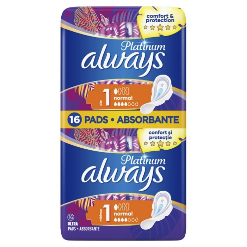ΣΕΡΒΙΕΤΕΣ ALWAYS PLATINUM ULTRA NORMAL 16TEM