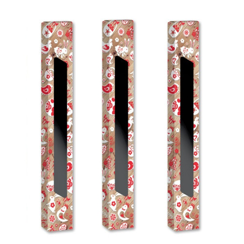 EASTER CANDLE PAPER BOX WITH WINDOW 39x5x4.5εκ 25pcs