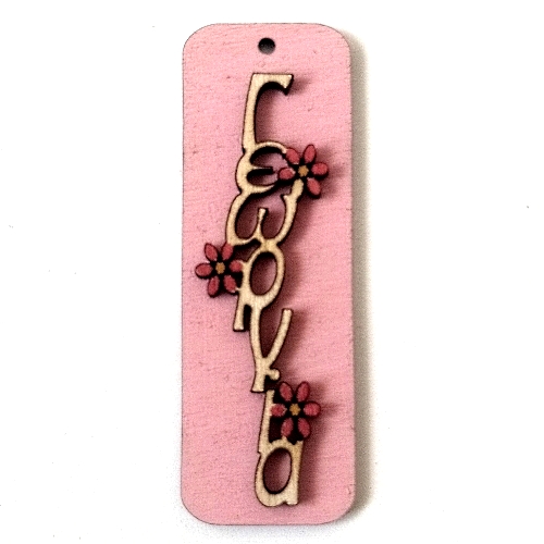 Wooden Name For Candle Georgia