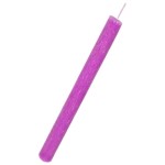 Round scratch Easter scented candle foucshia