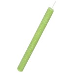 Round scratch Easter scented candle Light green
