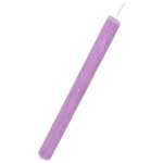 Round scratch Easter scented candle lilac