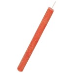 Round scratch Easter scented candle Orange