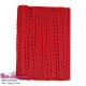 Crochet lace ribbon Red 15mm