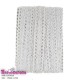 Crochet lace ribbon white 15mm
