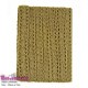 Crochet lace ribbon Gold 15mm