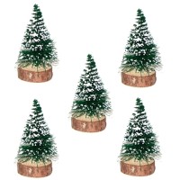 SNOW TREES FOR DIORAMA MAKING 10cm 5 Pcs