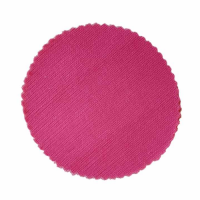 ROUND JAR GAUZE CLOTH FUCHSIA 12cm x 100pcs