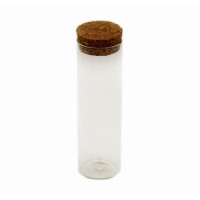 Glass tube with cork 10 x 3 cm