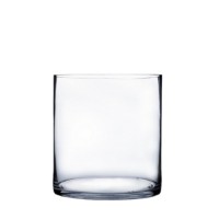 ROUND GLASS VASE 10x10cm