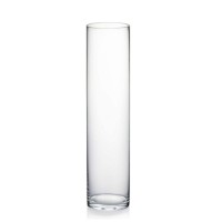 ROUND GLASS VASE 10x40cm