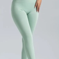 WOMENS HIGH WAISTED TUMMY CONTROL STRETCHY MINT COLLANT