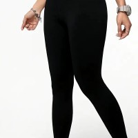WOMENS STRETCH BLACK LEGGINGS