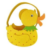 Easter felt basket duck