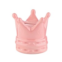 PINK CROWN MONEY BOX 8.3x8.2x8.1cm