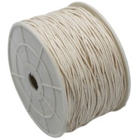 WAXED COTTON CORD IVORY 1mm  100m