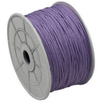 WAXED COTTON CORD LILAC 1mm  100m