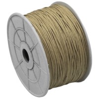 WAXED COTTON CORD BEIGE 1mm  100m