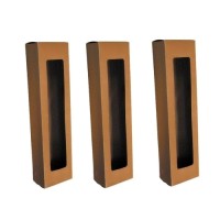 ΚΟΥΤΙ ΛΑΜΠΑΔΑΣ ΚΡΑΦΤ ΜΕ ΠΑΡΑΘΥΡΟ 40x8cm  12τεμ