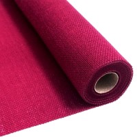 BURLAP FABRIC FUCHSIA ROLL 55x5m