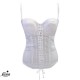 LUNA CROCHET WHITE RETRO CORSET 1