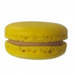 Yellow Macarons With Milk Caramel Callebaut Gold