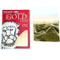 GOLD FOIL TISSUE  14x14cm 25 pcs