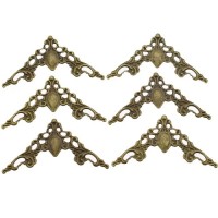 Metal corners decorative protector bronze
