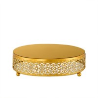 METAL GOLD VINTAGE TRAY
