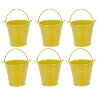 METAL YELLOW POT 5.5cm