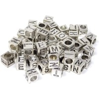 Metal cubes monograms mixed