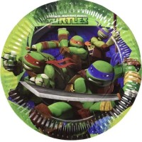 ΠΙΑΤΑ ΠΑΡΤΥ ΝΙNZA TURTLES 23cm 8τεμ