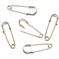 SAFETY KILT PIN SILVER 1x2.5cm 200pcs