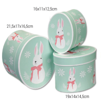 EASTER PAPER GIFT BOXES SET 3pcs