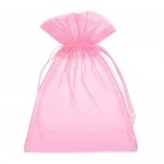 Pink Organza Bags 13 x 18 cm  100pcs