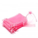 Pink Organza Bags 15 x 21 cm 100pcs