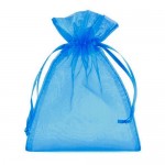 Turquoise Organza Bags 13 x 18 cm  100pcs