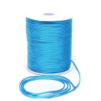 SATIN RATTAIL CORD TURQOISE 2mm x 100m