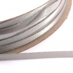Double Face Satin Ribbon 3 mm x 100m Silver