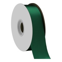 Single face satin ribbon Forest green 38mm x 45m