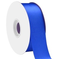 Single face satin ribbon royal blue 38mm x 45m