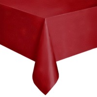 PARTY PLASTIC TABLE CLOTH RED 137x183cm