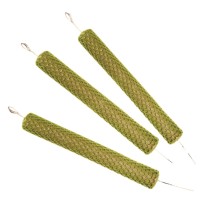 BEE WAX EASTER ARMY GREEN CANDLE 20cm