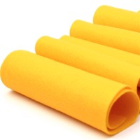 Yellow Felt craft fabric 3 mm x 4.10m