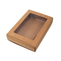 ΧΑΡΤΙΝΟ ΚΟΥΤΙ ΣΥΡΤΑΡΩΤΟ ΜΕ ΠΑΡΑΘΥΡΟ 18x16x4cm  12τεμ