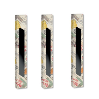 EASTER CANDLE PAPER BOX WITH WINDOW 33x5x3.5εκ  25pcs