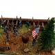 American Civil War metal miniature diorama