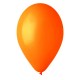 Orange latex balloons 28 cm